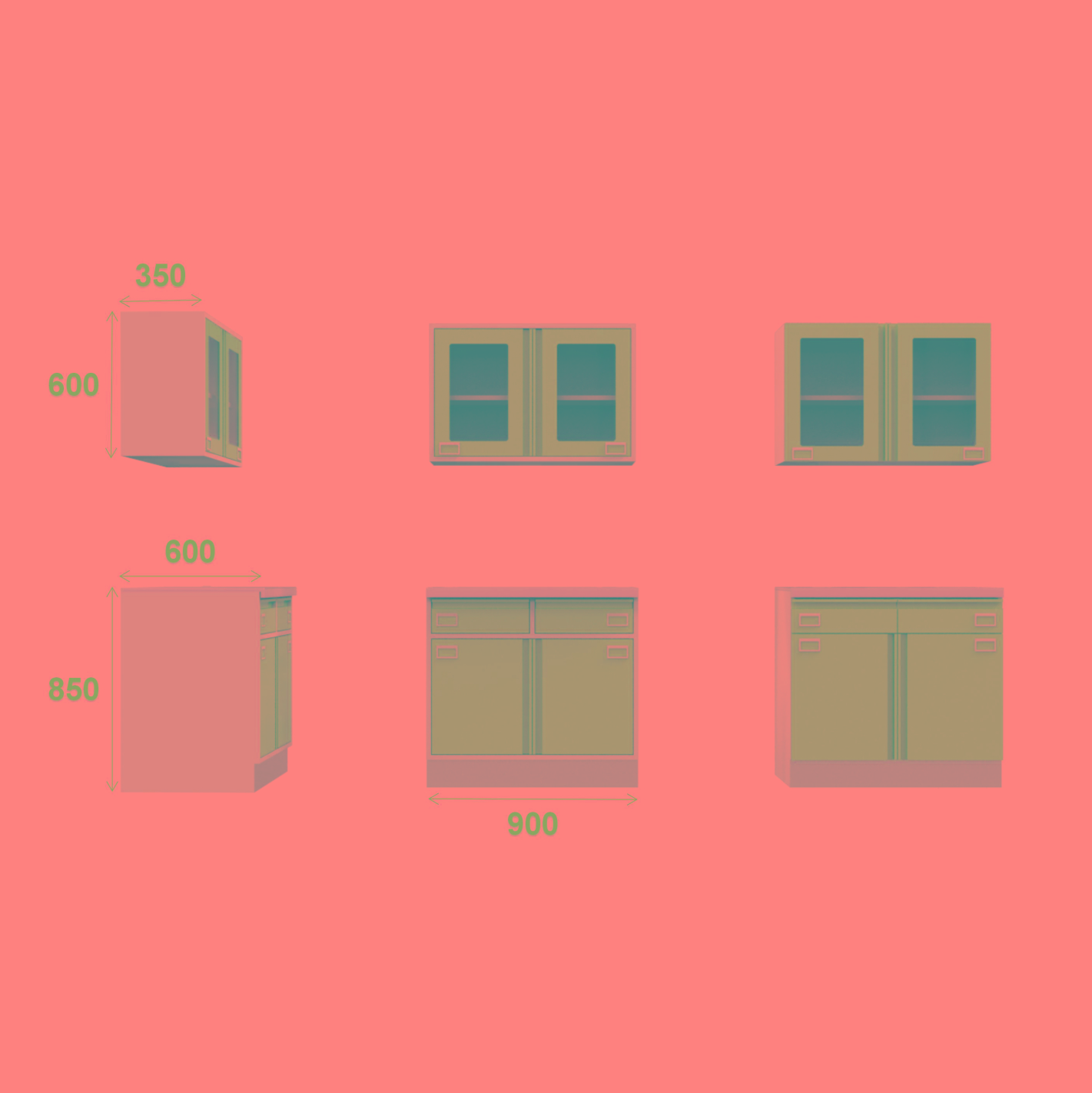 治療操作臺(tái)-C-吊墻款