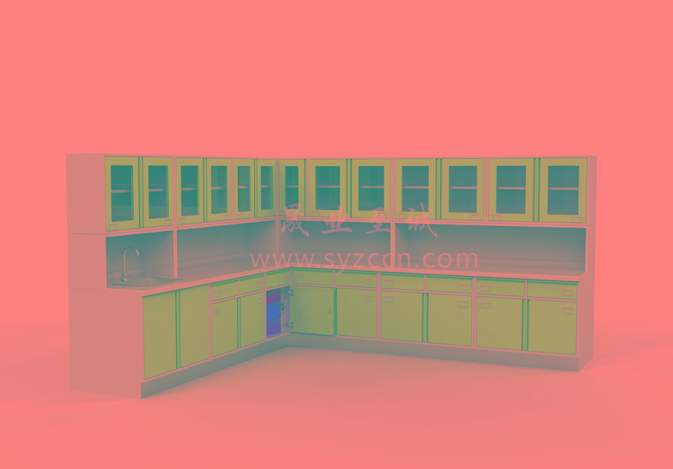 中柜款-治療室操作臺(tái)