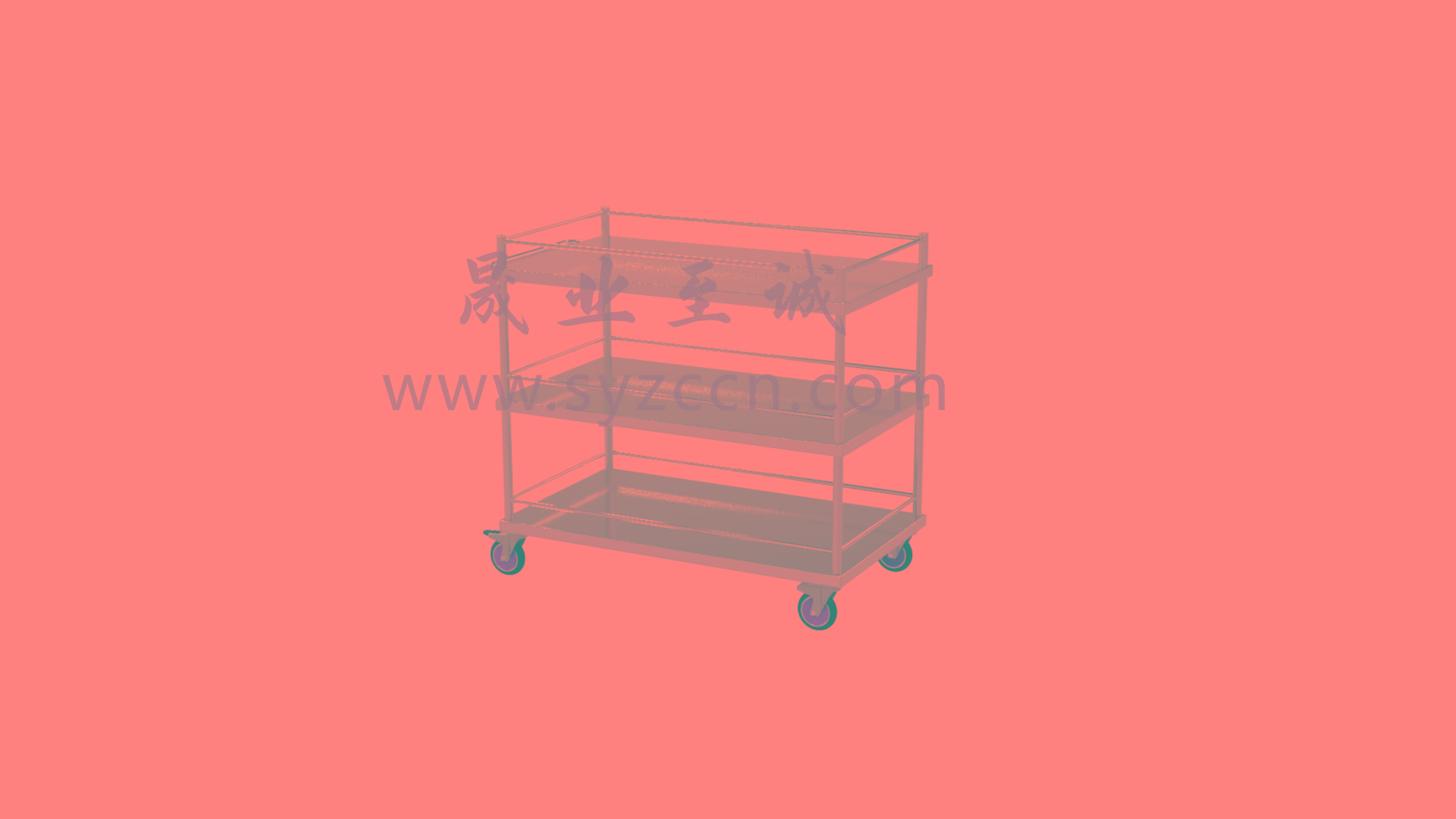 不銹鋼消毒推車