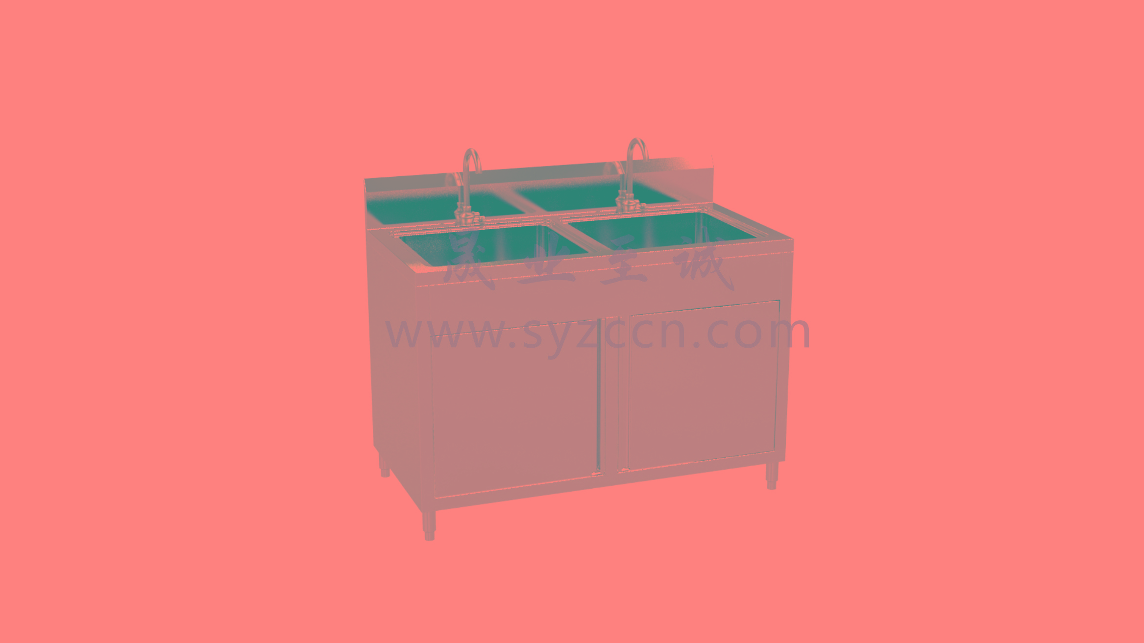 不銹鋼雙槽清洗池