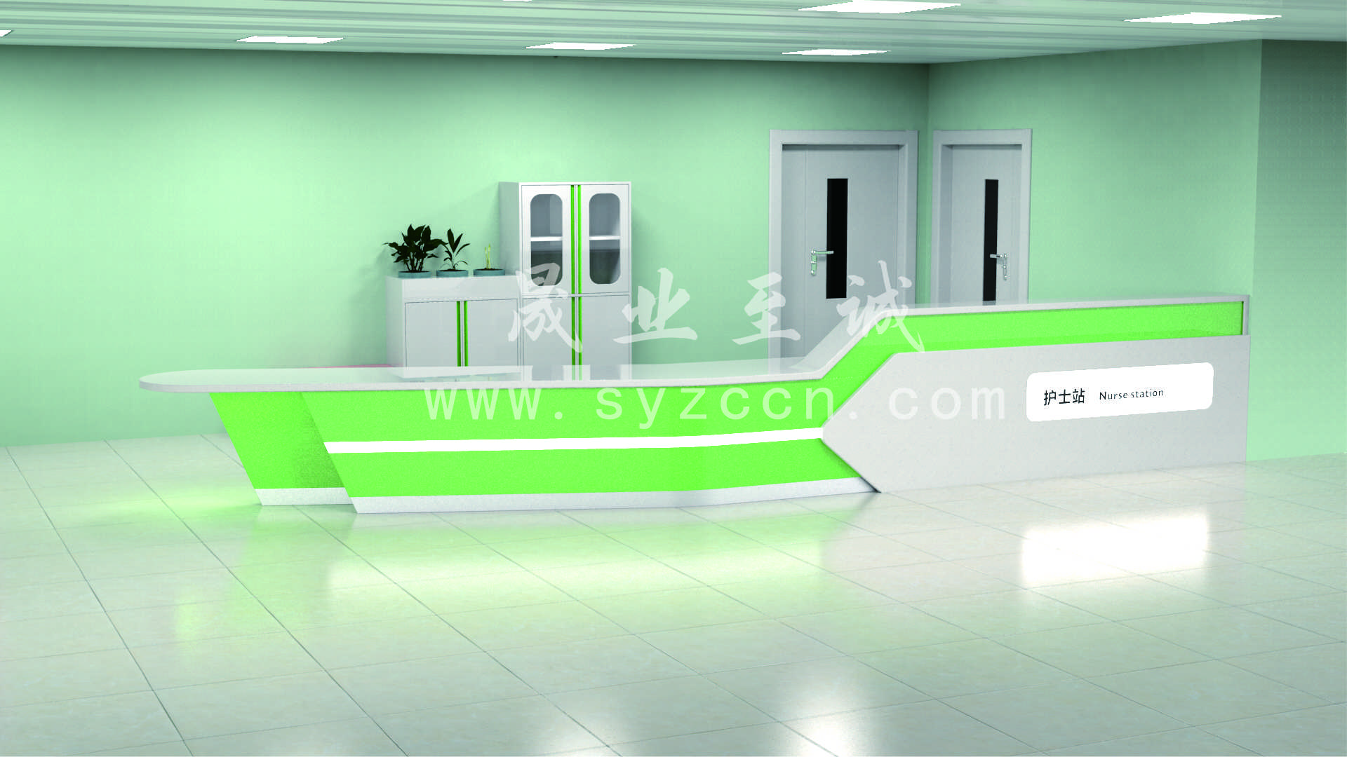 電解鋼板護士站是醫(yī)護人員工作必不可少