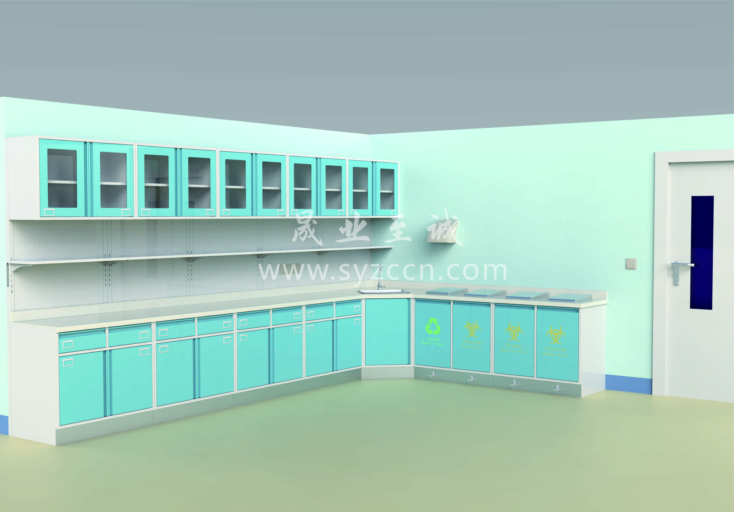 中柜款-治療室操作臺(圖1)